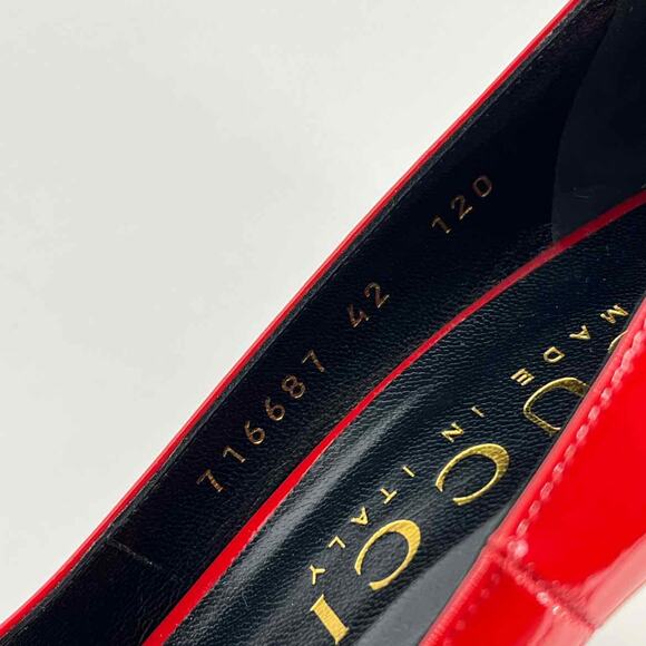 Gucci Red Stiletto Heels - Picture 9 of 11